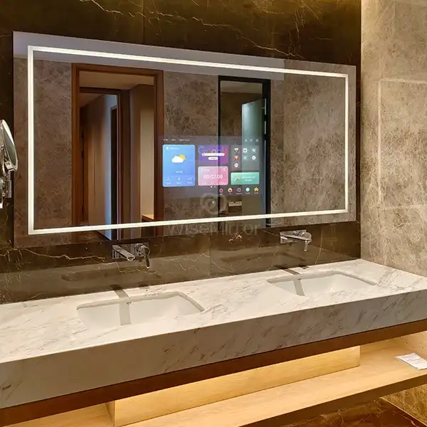 Android Bathroom Smart Mirrors for Overseas Contractors